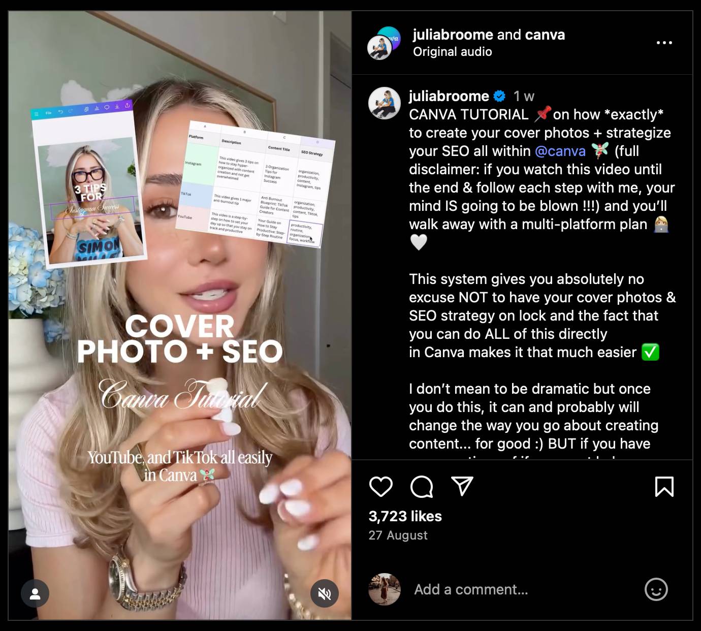 How to run a business Canva video partner