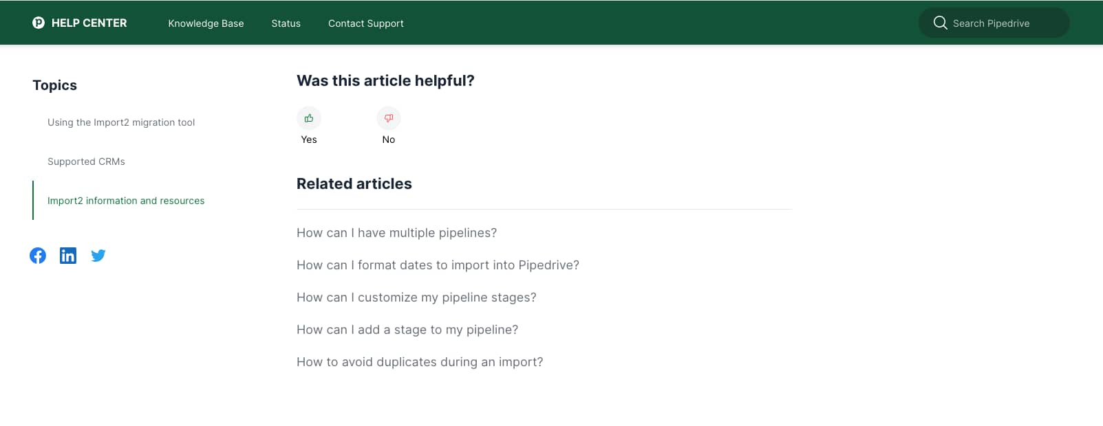 Pipedrive Customer Survey