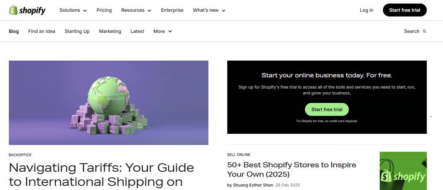 Warm leads Shopify content marketing