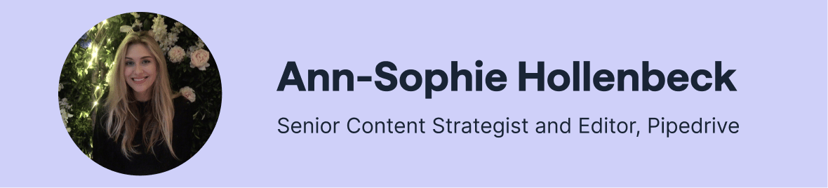 Blog Authors Ann-Sophie Hollenbeck