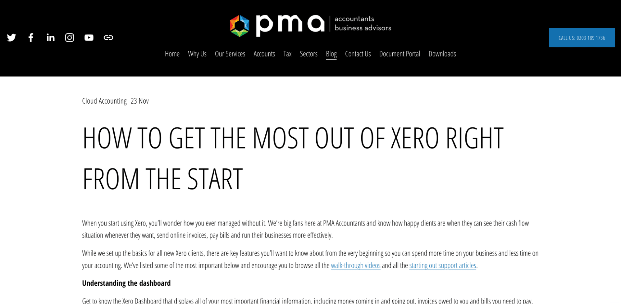 B2B SaaS Lead Generation Xero partners PMA Accountants