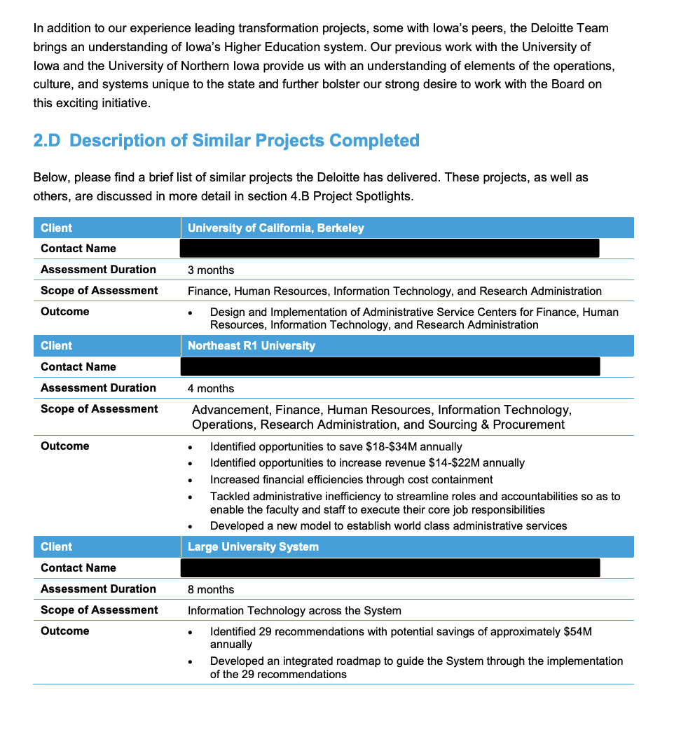 consulting proposal template Deloitte example
