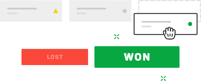 Move deal to Won Move deal to Won