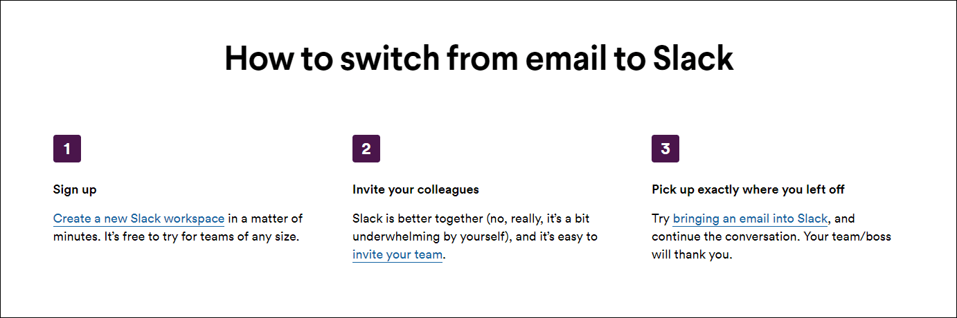 Slack How to Switch Email to Slack